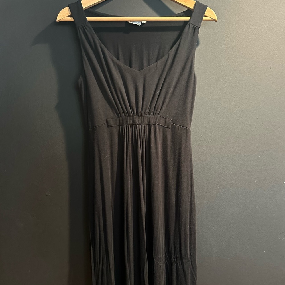 Boden Elegant Black Sleeveless Maxi Dress